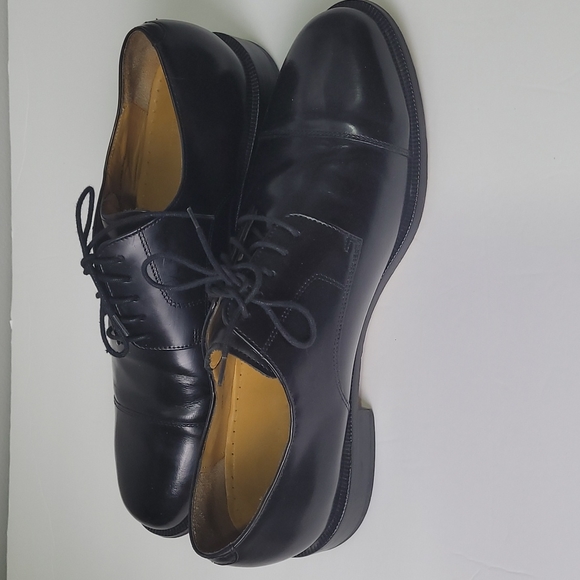 COLE HAAN NIKE AIR BLACK OXFORD DRESS LACE UP SHOES 13M - Picture 5 of 15